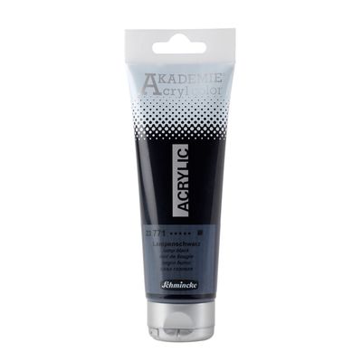 Pintura acrilica Akademie Acryl Color 120ml 771 Lamp Black