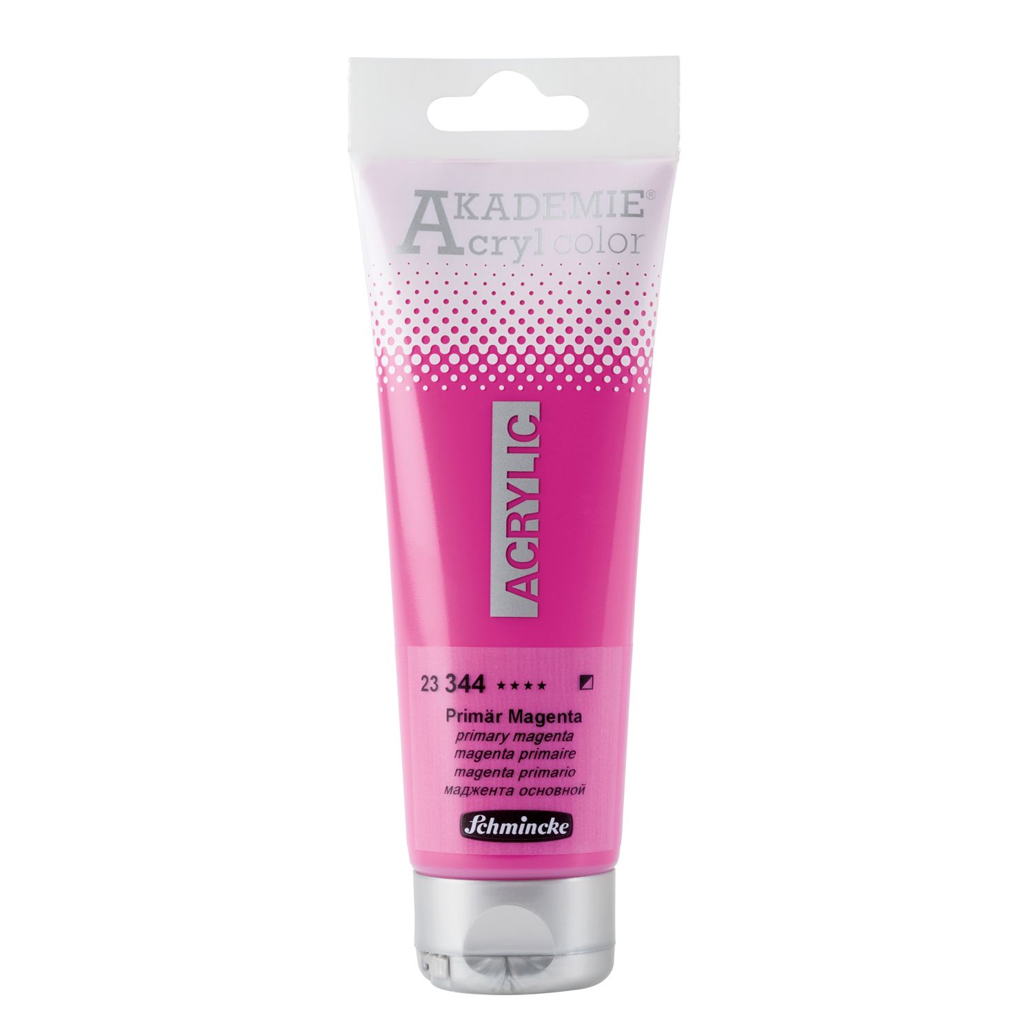 Pintura acrilica Akademie Acryl Color 120ml 344 Primary Magenta