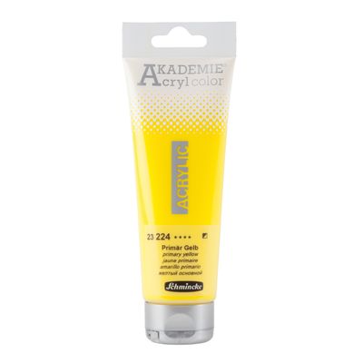 Pintura acrilica Akademie Acryl Color 120ml 224 Primary Yellow