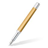 Pluma fuente Staedtler Triplus 474 punto M, color Dorado