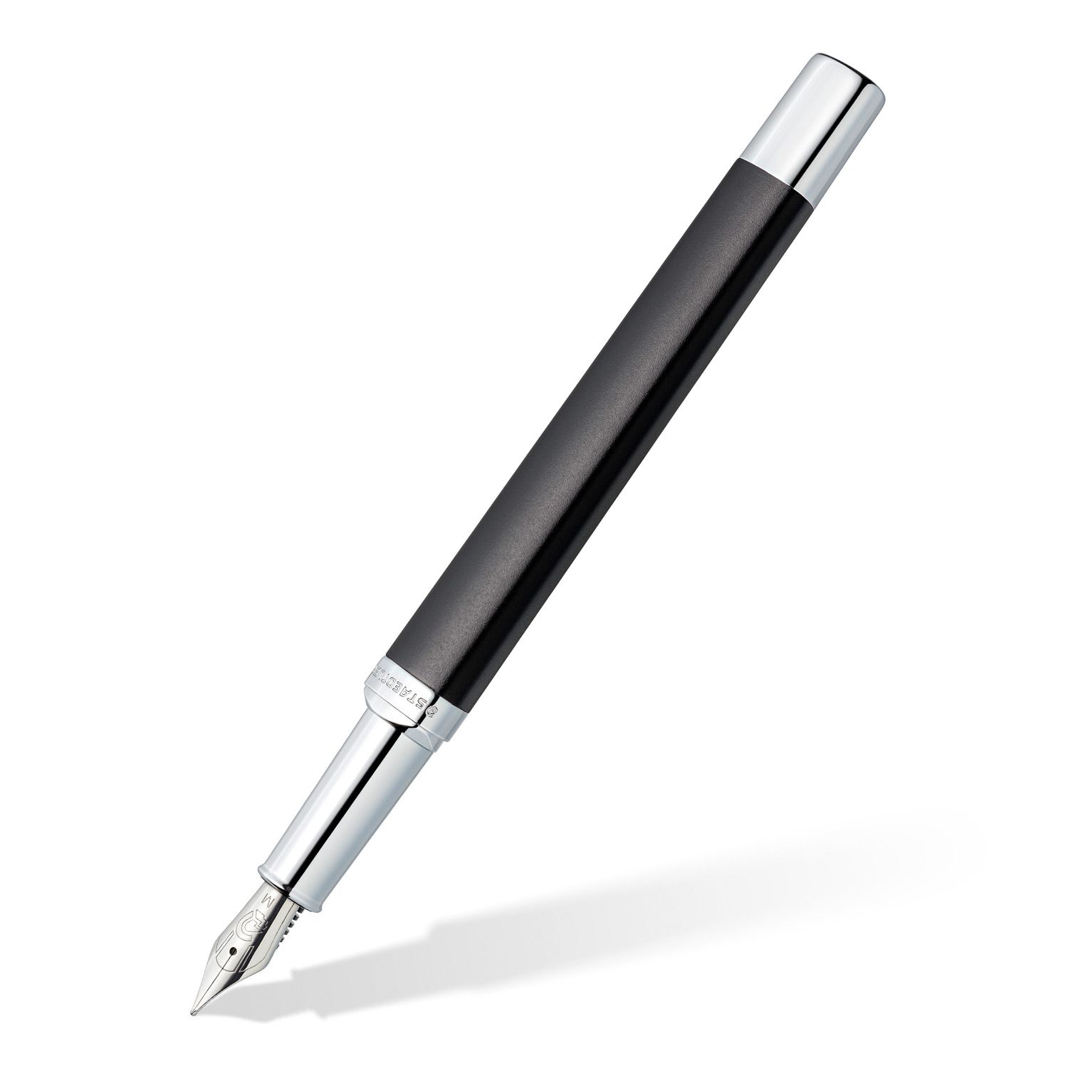 Pluma fuente Staedtler Triplus 474 punto M, color Antracita