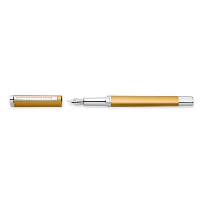 Pluma fuente Staedtler Triplus 474 punto M, color Dorado