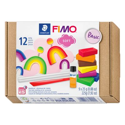 Arcilla polimerica FIMO Soft Juego Basic 12 piezas