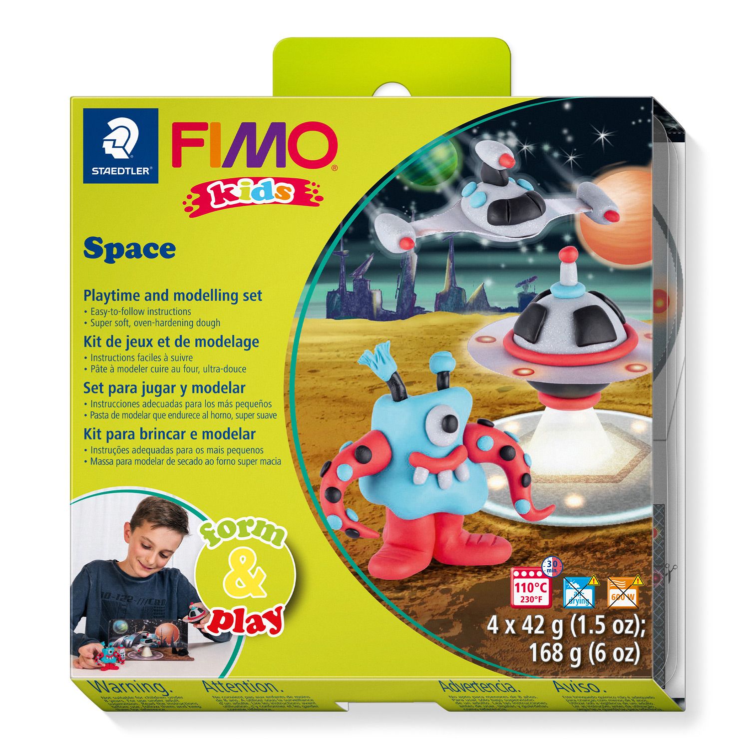 Arcilla polimerica FIMO Kids, Juego Form &amp; Play Space