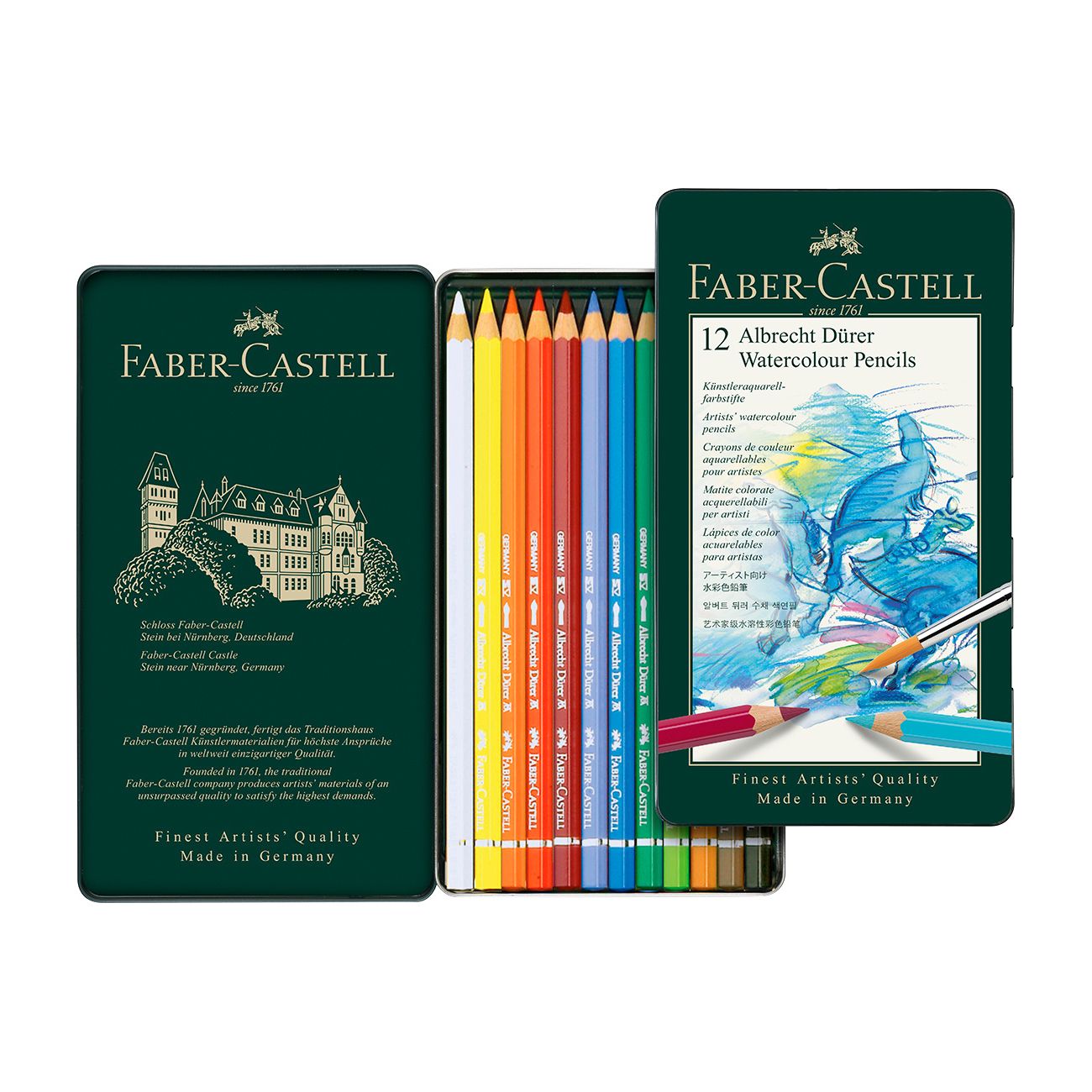 Lapiz Faber Castell Albrecht Durer Watercolour 12 colores