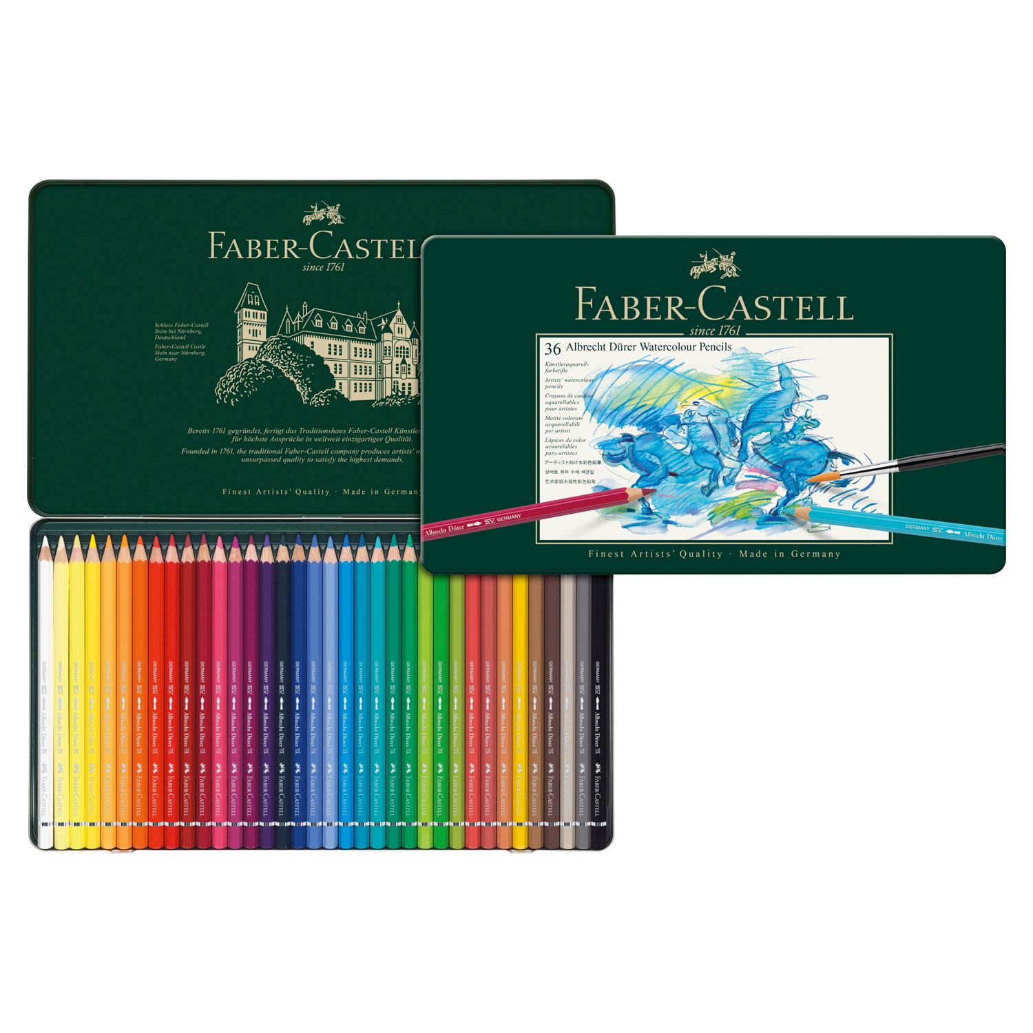 Lapiz Faber Castell Albrecht Durer Watercolour 36 colores