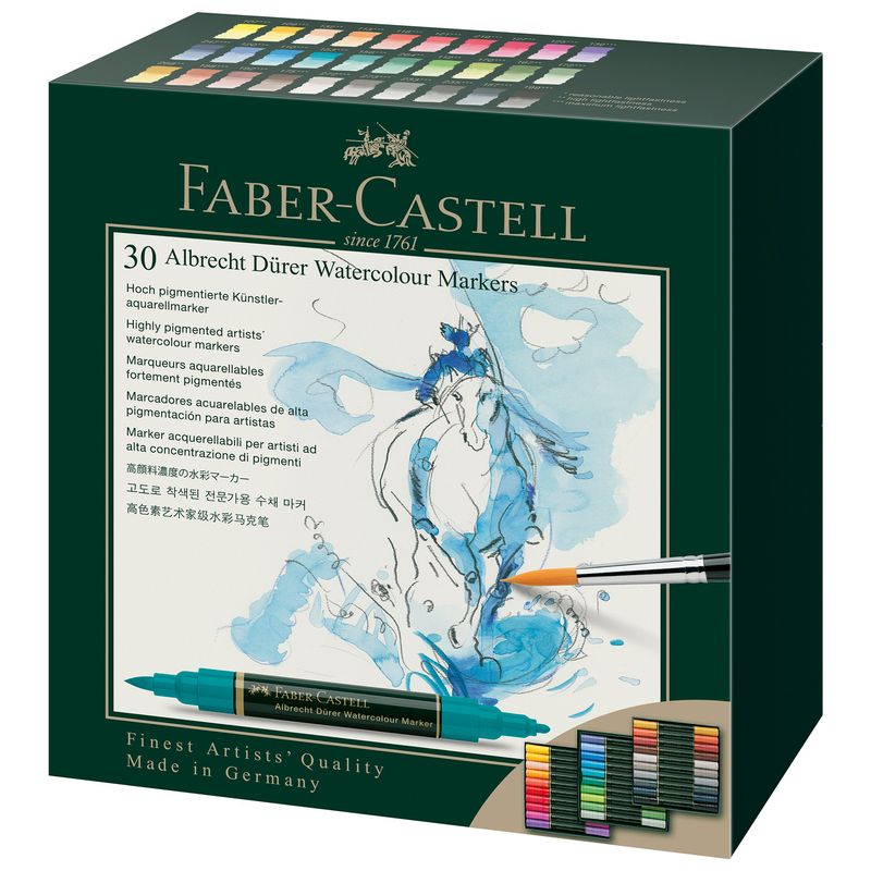 Marcador Faber-Castell Albrecht Durer Watercolour Set 30 Colores