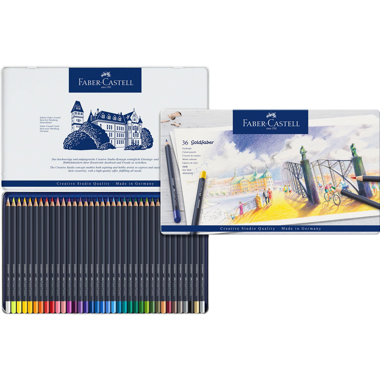 Lapiz Faber Castell Goldfaber 36 colores