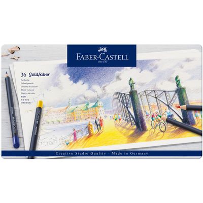 Lapiz Faber Castell Goldfaber 36 colores