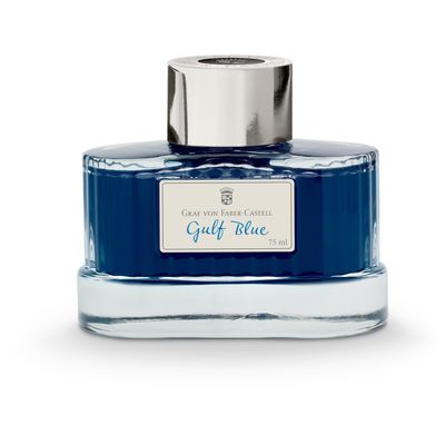 Tinta Graf von Faber Castell Botella 75ml Gulf Blue