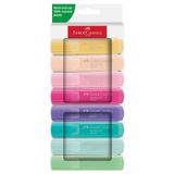 Marcador Faber Castell Textliner 46 Pastel, 8 colores