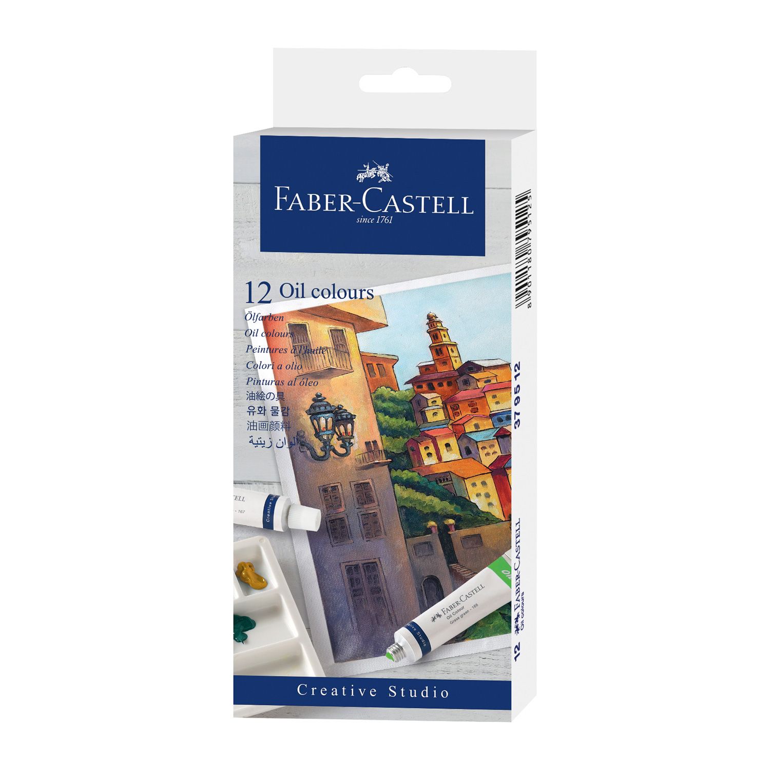 Pintura oleo Faber Castell Creative Studio, 12 colores