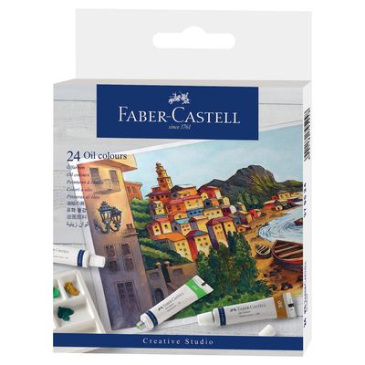 Pintura oleo Faber Castell Creative Studio, 24 colores