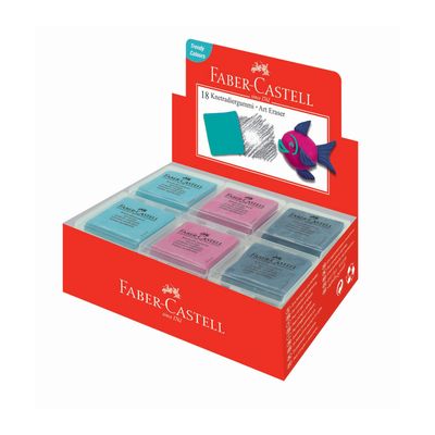 Borrador Maleable Faber Castell 7020, Trend Colors