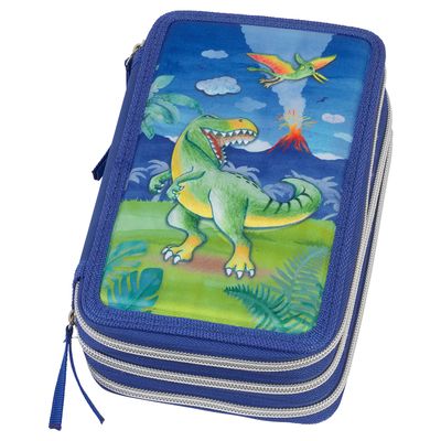 Estuche para lapices Faber Castell Triple Decker Dinosaurio