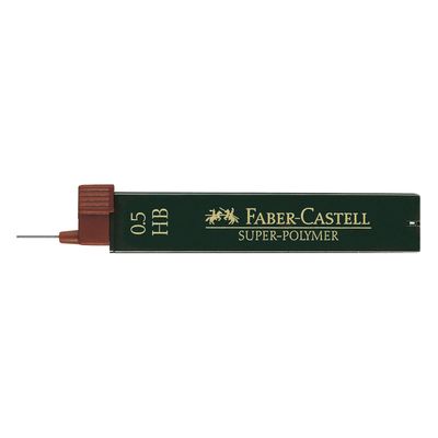 Minas 0.5mm Faber Castell, grado HB