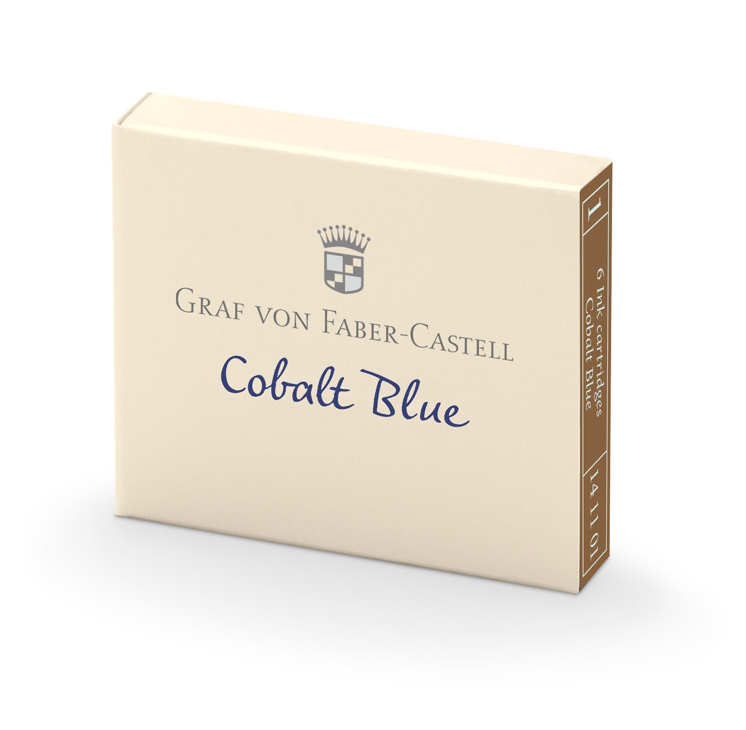 Tinta Graf von Faber Castell 6 Cartuchos Cobalt Blue