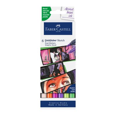 Marcador Faber-Castell Goldfaber Sketch Dual Markers Graphic Novel