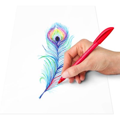 Boligrafo Staedtler 4320 Cool &amp; Cute, Triangular, 10 piezas