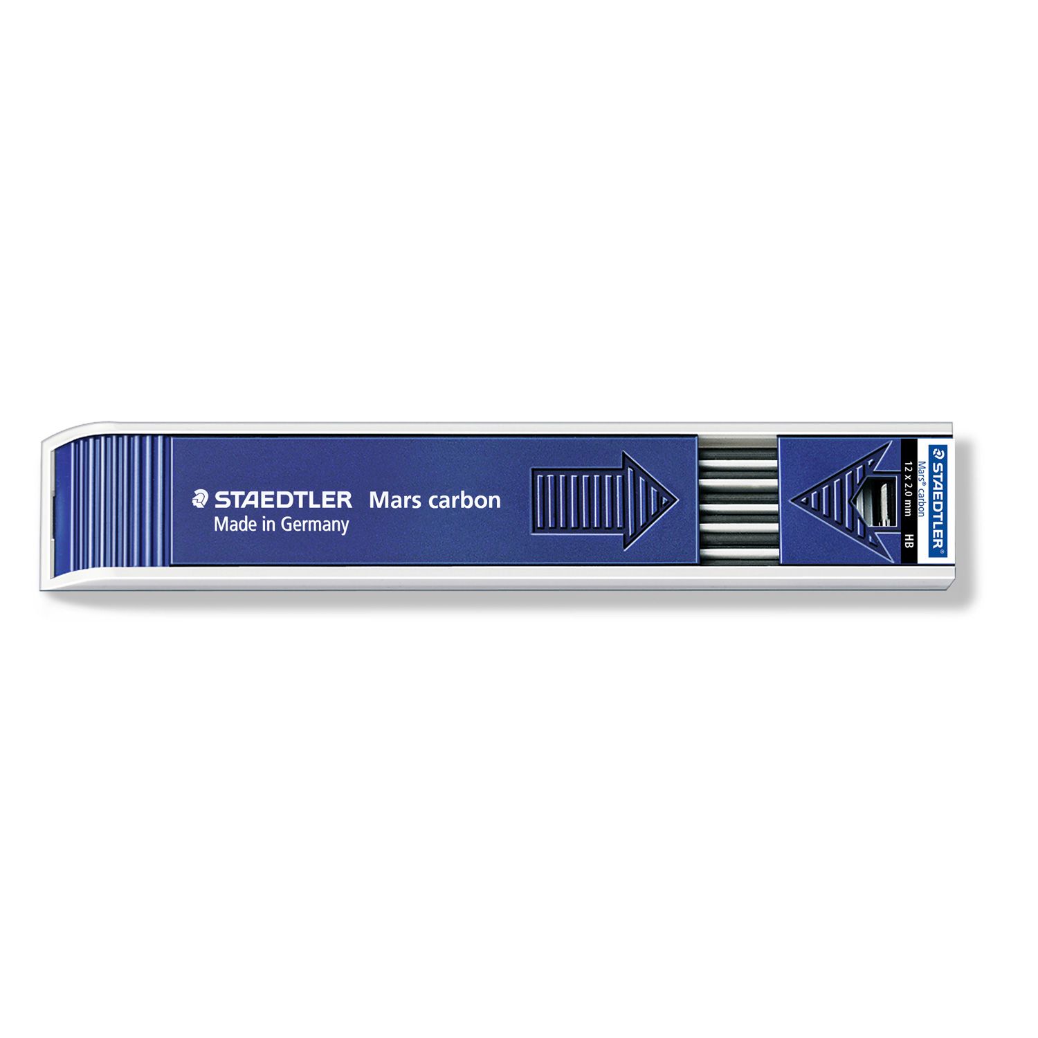 Minas 2.0mm Staedtler Mars Carbon HB, 12 piezas