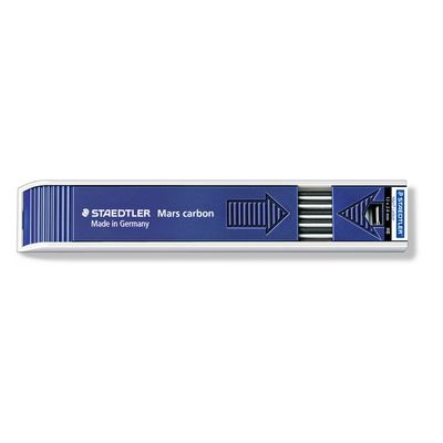 Minas 2.0mm Staedtler Mars Carbon HB, 12 piezas