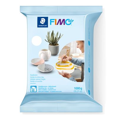 Arcilla para modelar FIMO Air 1000gr, color blanco