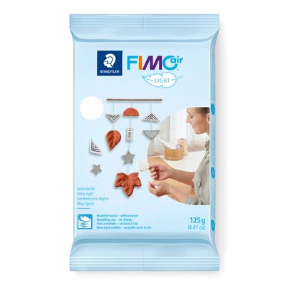 Arcilla para modelar FIMO Air Light 125gr, color blanco