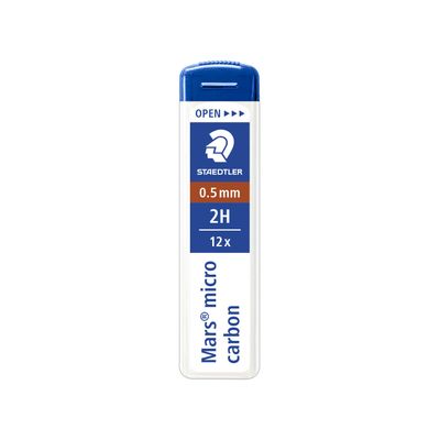 Minas 0.5mm Staedtler Mars Micro Carbon 2H