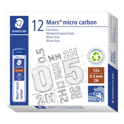 Minas 0.5mm Staedtler Mars Micro Carbon 2H