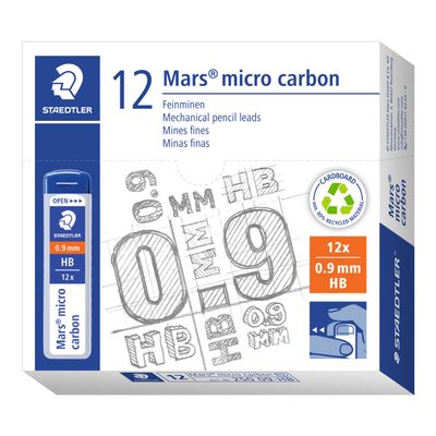 Minas 0.9mm Staedtler Mars Micro Carbon HB