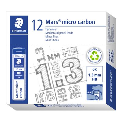 Minas 1.3mm Staedtler Mars Micro Carbon HB