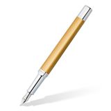 Pluma fuente Staedtler Triplus 474 punto F, color Dorado