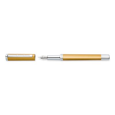 Pluma fuente Staedtler Triplus 474 punto F, color Dorado