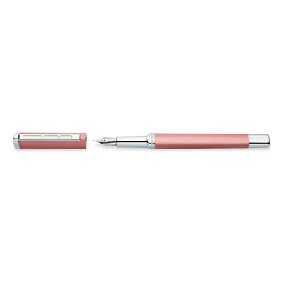 Pluma fuente Staedtler Triplus 474 punto F, color Rosa