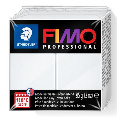 Arcilla polimerica FIMO Professional, color Blanco