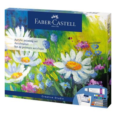 Pintura acrilica Faber Castell, Acrylic Painting Set