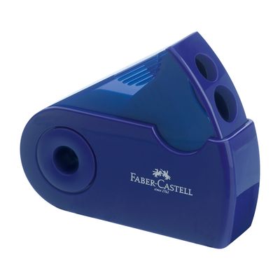 Sacapuntas Faber Castell Sleeve, color azul o rojo, surtido