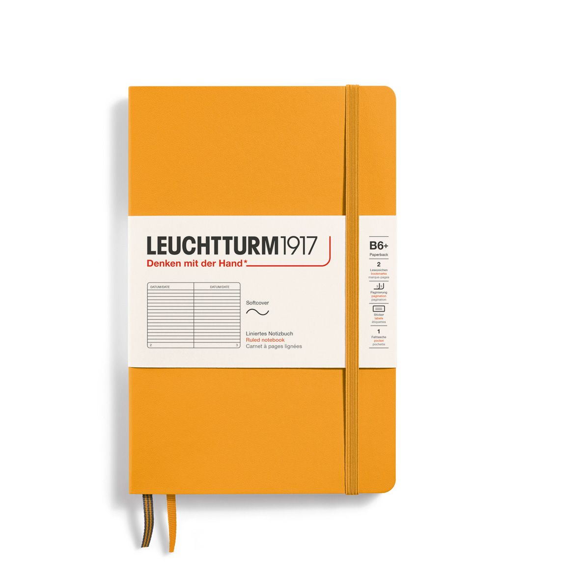 Cuaderno Leuchtturm1917 B6+ Softcover, Rising Sun, rayas