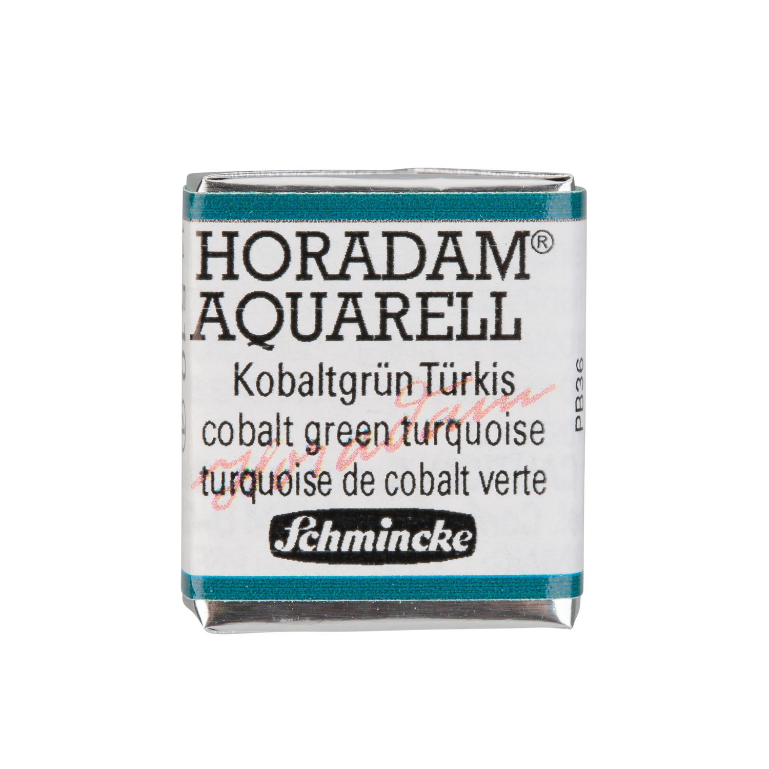 Acuarela Schmincke Horadam 510 Cobalt Green Turquoise