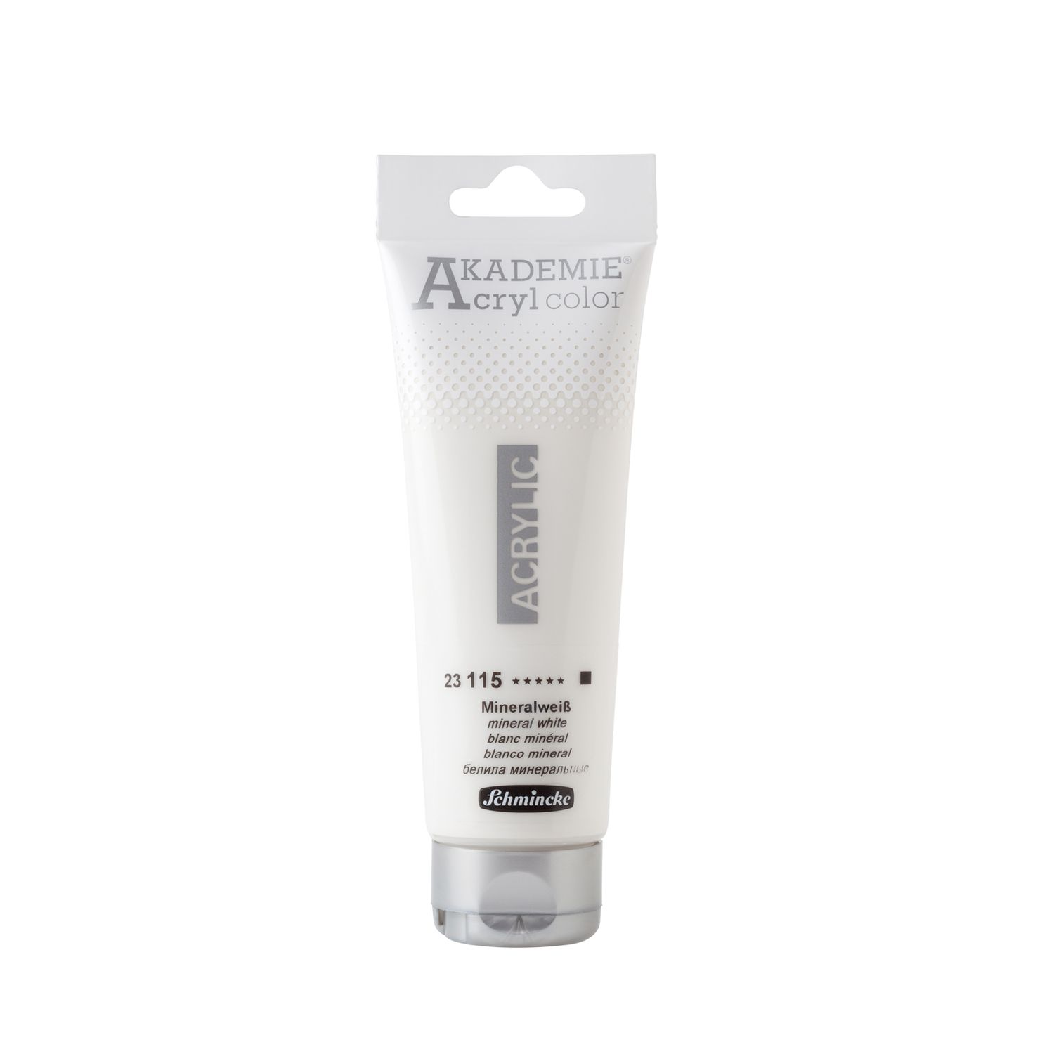 Pintura acrilica Akademie Acryl Color 120ml 115 Mineral White