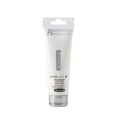 Pintura acrilica Akademie Acryl Color 120ml 115 Mineral White