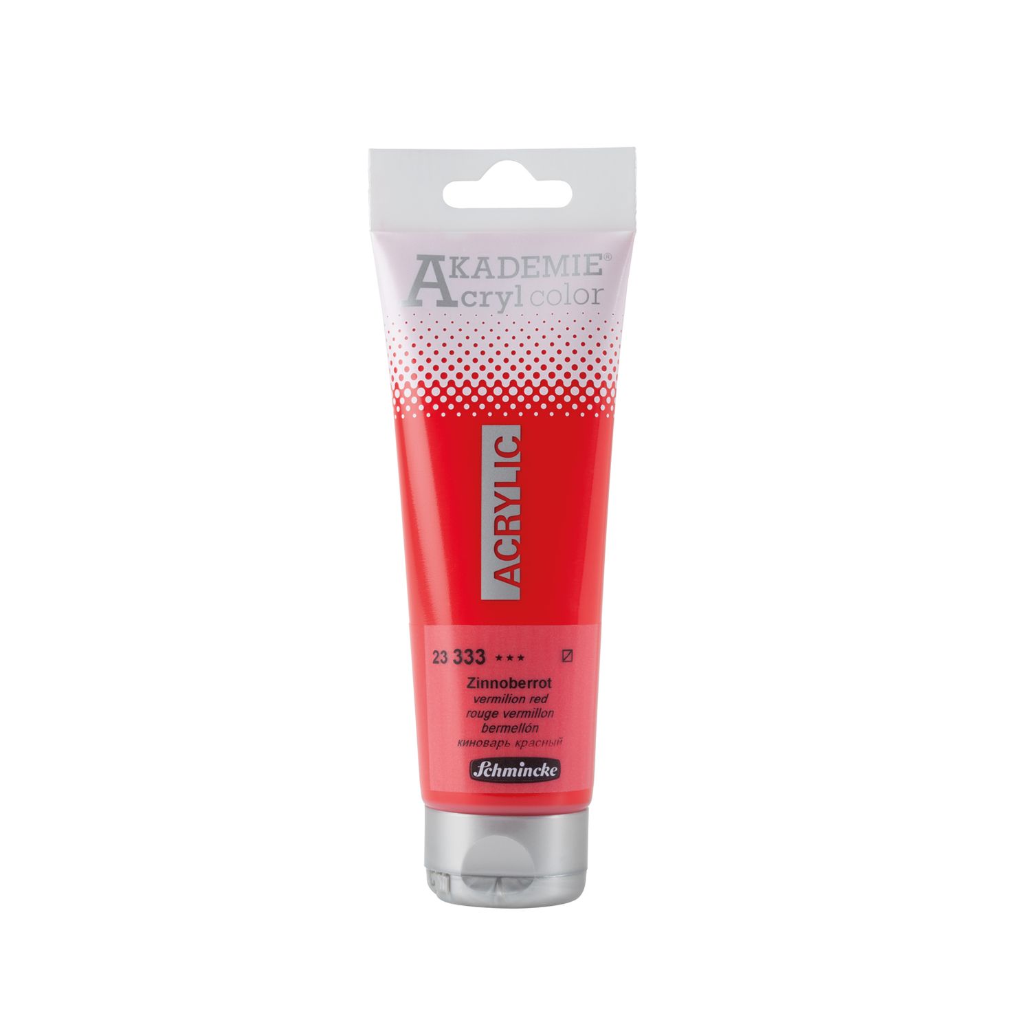 Pintura acrilica Akademie Acryl Color 120ml 333 Vermilion Red
