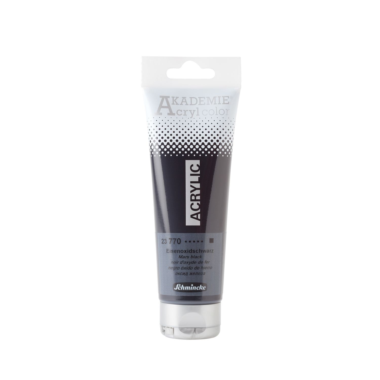 Pintura acrilica Akademie Acryl Color 120ml 770 Mars Black