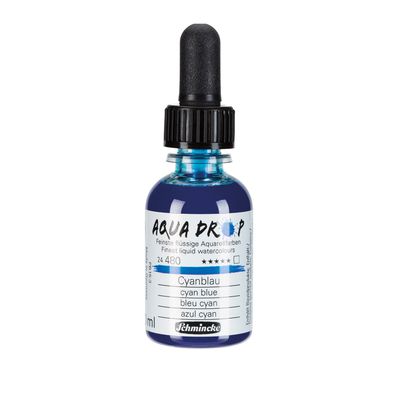 Acuarela Schmincke Aqua Drop 480 Cyan Blue