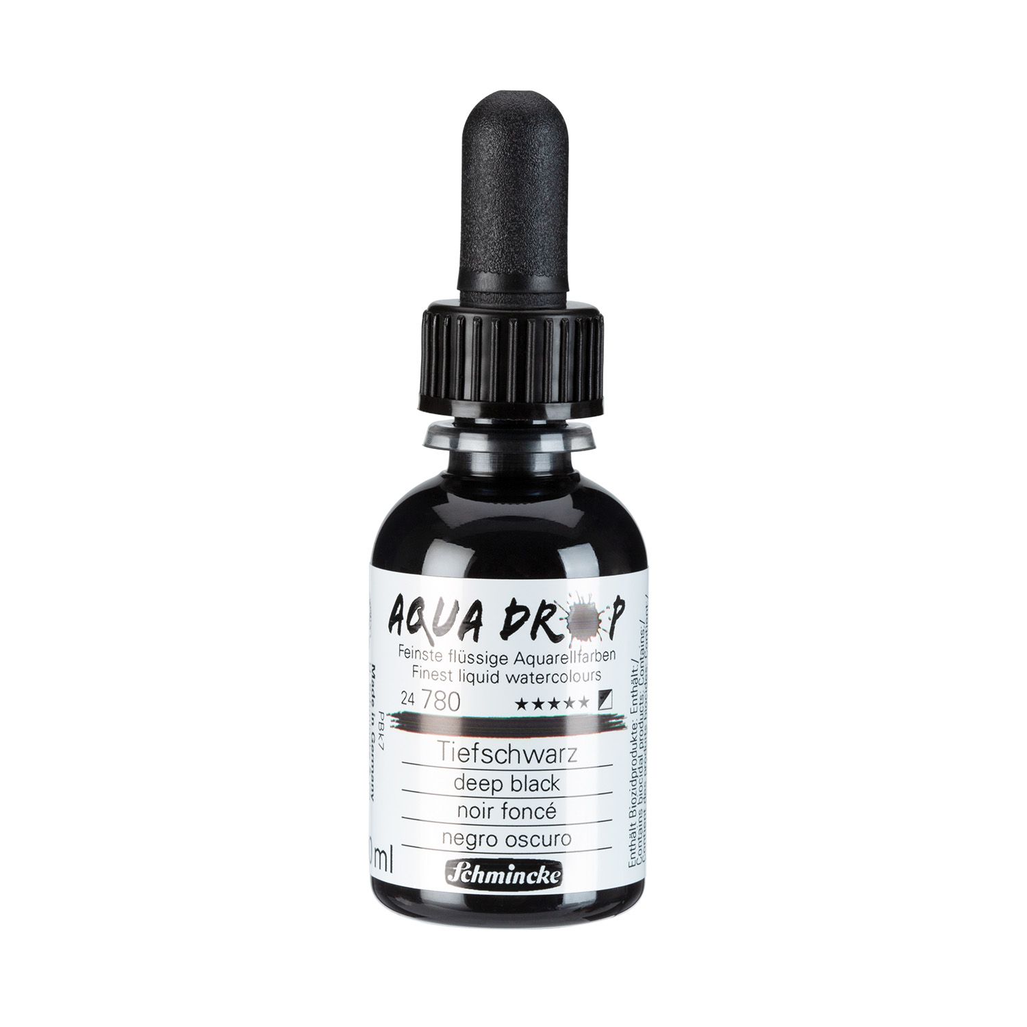 Acuarela Schmincke Aqua Drop 780 Deep Black