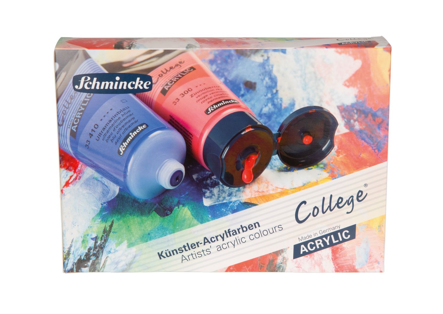 Pintura Acrilica Schmincke College 5 colores 75ml