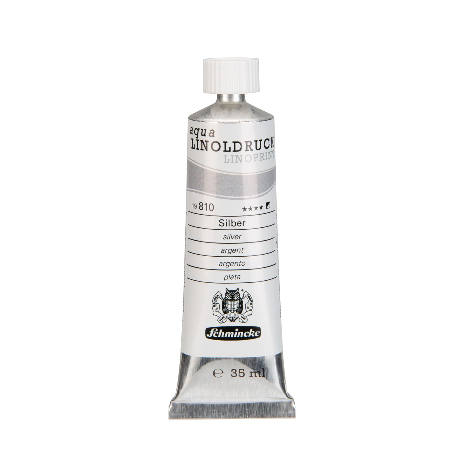 Pintura Schmincke LinoPrint 810 Silver 35ml
