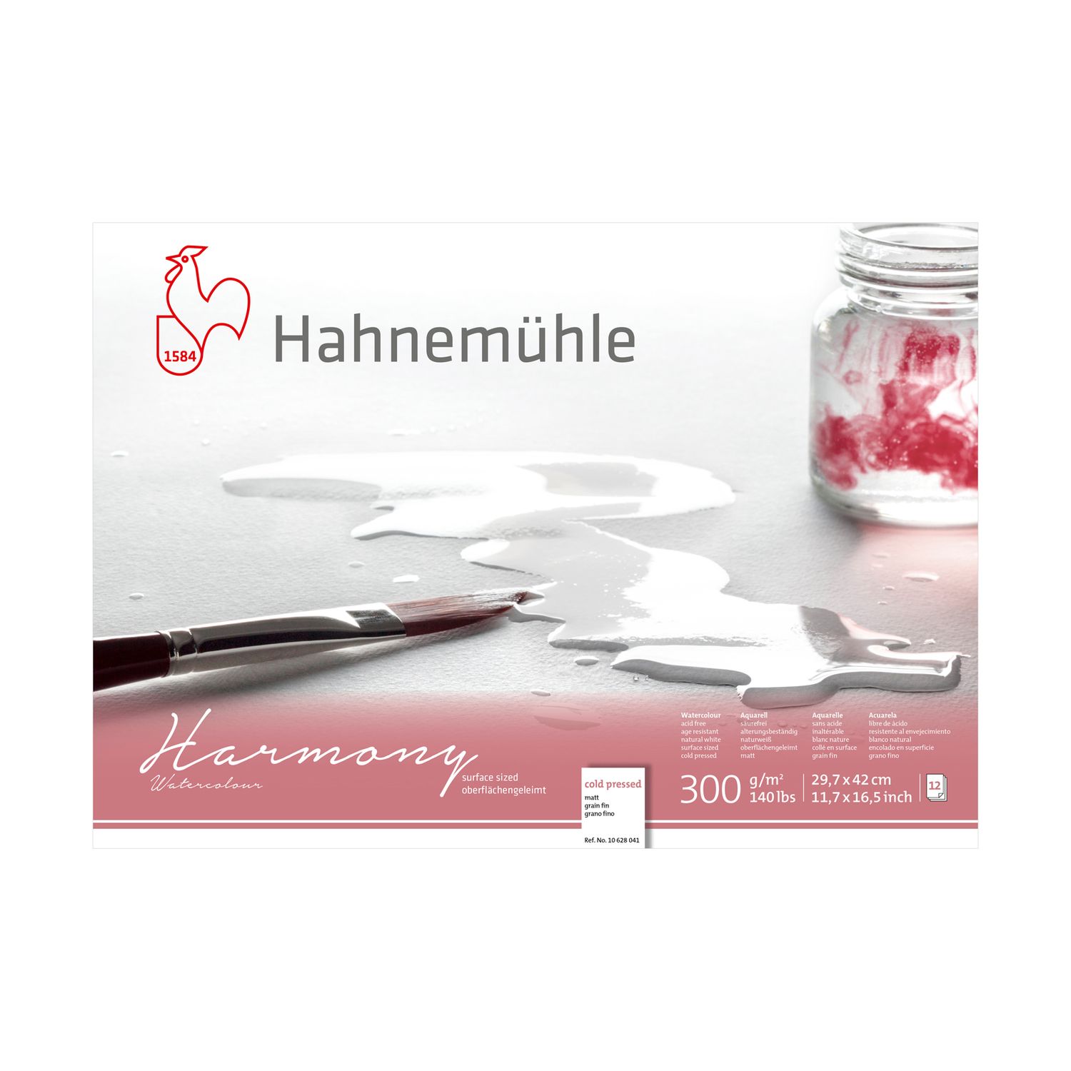 Block Hahnemühle Harmony 300g Cold A3 12 Hojas
