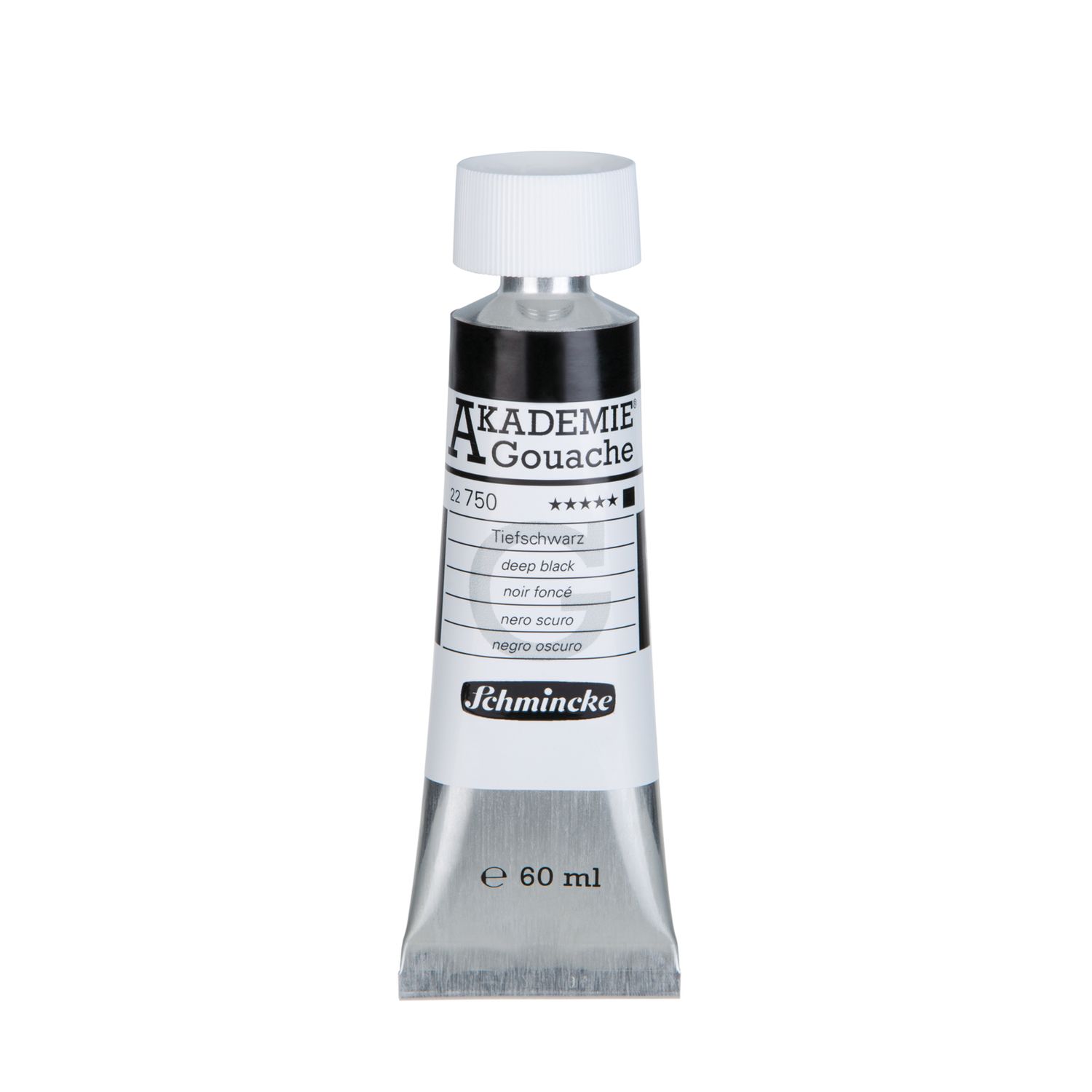 Pintura Gouache Akademie 750 Deep Black 60ml