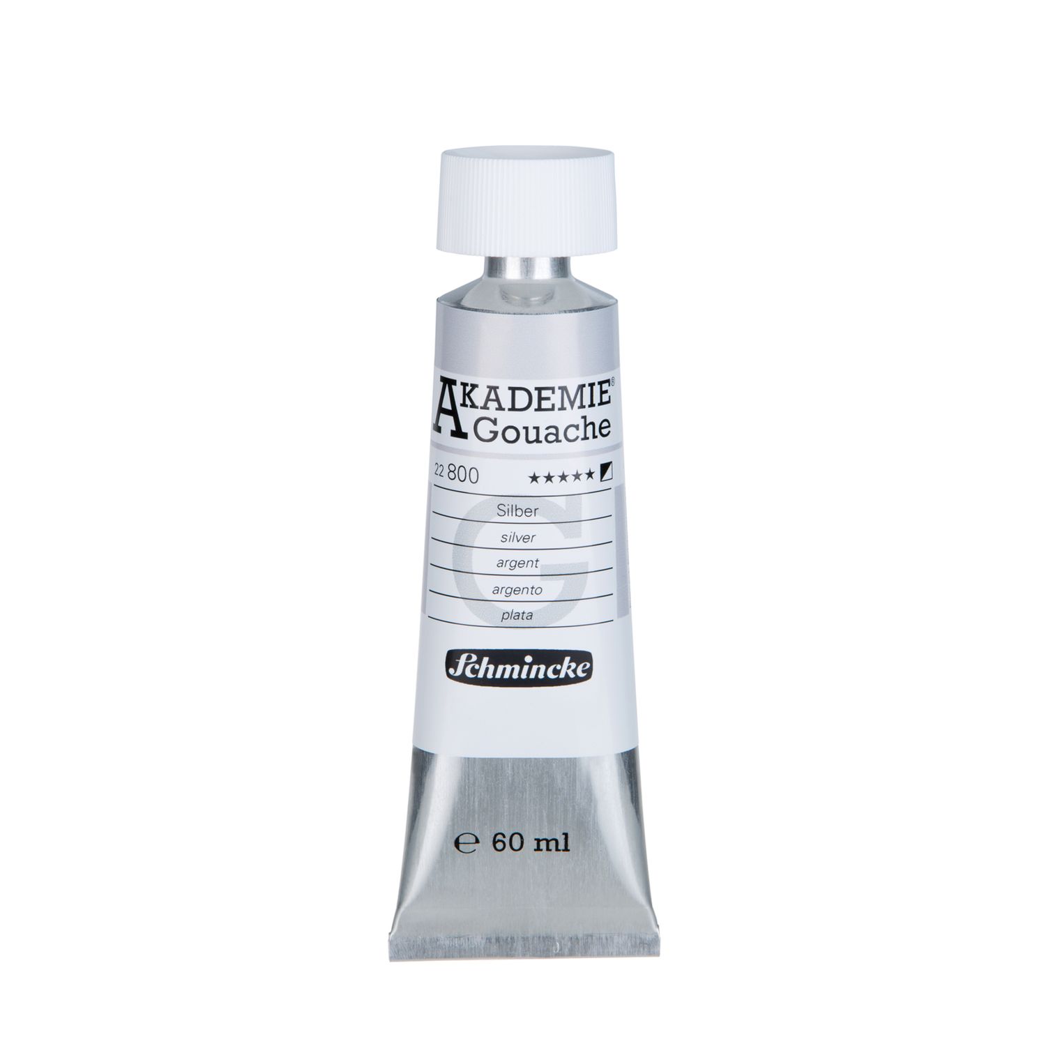 Pintura Gouache Akademie 800 Silver 60ml